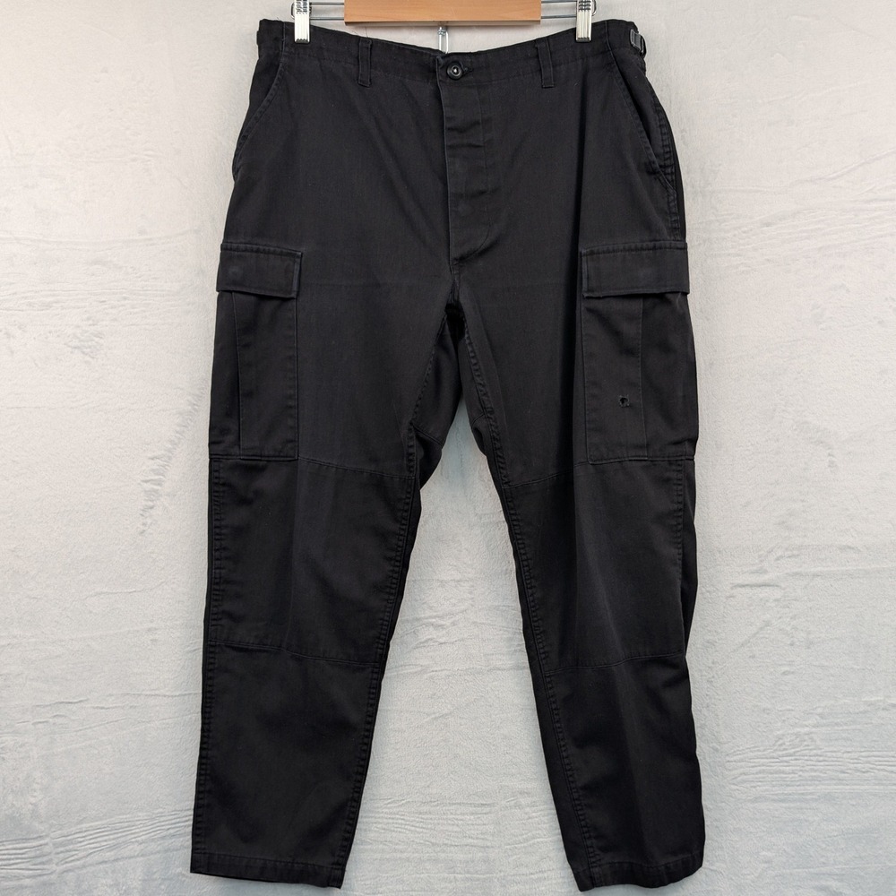 VTG Propper International Cargo Pants Men's 37 Black Military Rugged Utility 90s